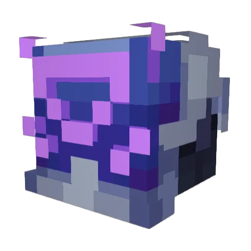 VEN_TUS Minecraft avatar head, 3D render