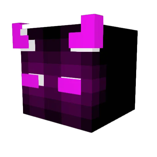 VERRUNEE Minecraft avatar head, 3D render
