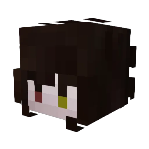 VERSAILLESFLOW Minecraft avatar head, 3D render