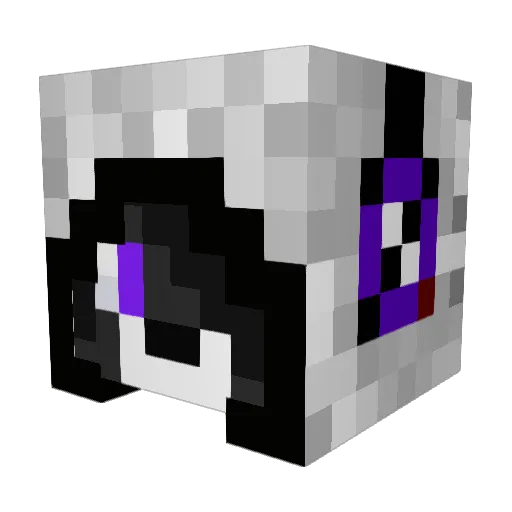 VERTEX15 Minecraft avatar head, 3D render