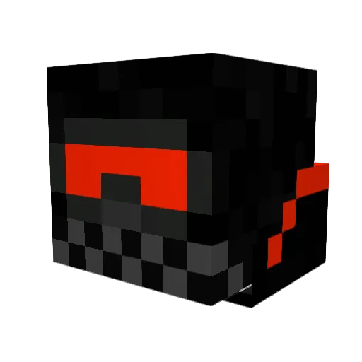 VEXX124 Minecraft avatar head, 3D render