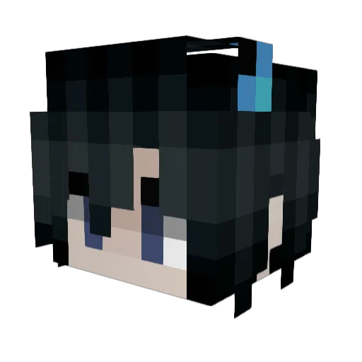 VEXXGAMING Minecraft avatar head, 3D render