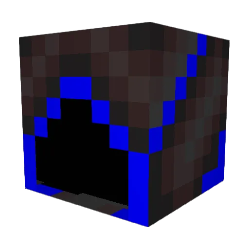VEXxw Minecraft avatar head, 3D render