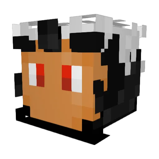 VEloceIII Minecraft avatar head, 3D render