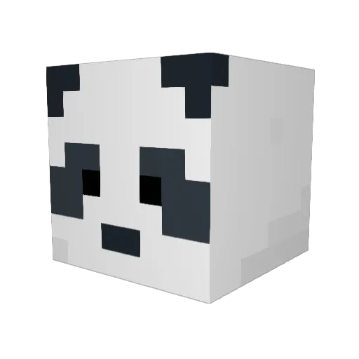 VGFern Minecraft avatar head, 3D render