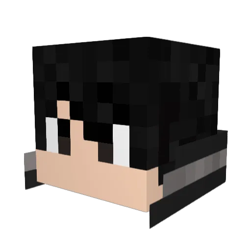 VGGary Minecraft avatar head, 3D render
