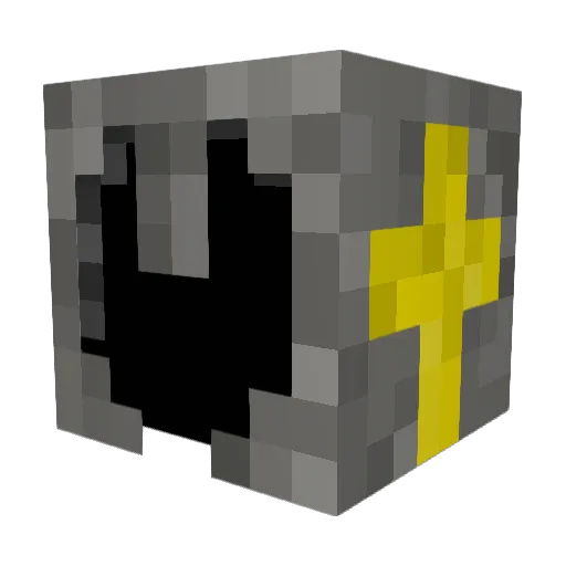 VG_Whitehood Minecraft avatar head, 3D render