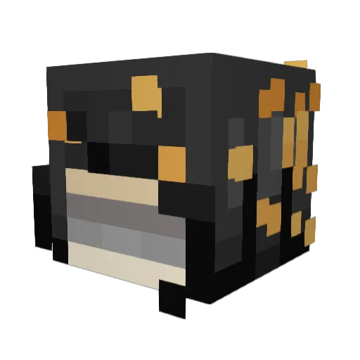 VGearV Minecraft avatar head, 3D render