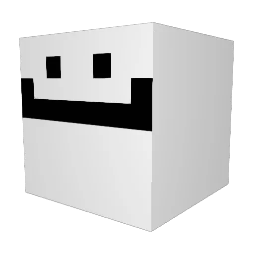 VH4 Minecraft avatar head, 3D render