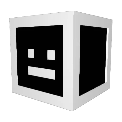 VH8T Minecraft avatar head, 3D render