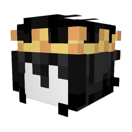 VI3D Minecraft avatar head, 3D render