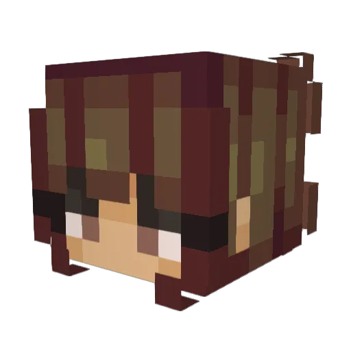 VIACOLLEANTICO Minecraft avatar head, 3D render