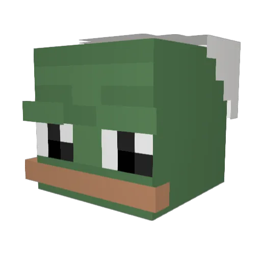 VICHOSKY_1312 Minecraft avatar head, 3D render