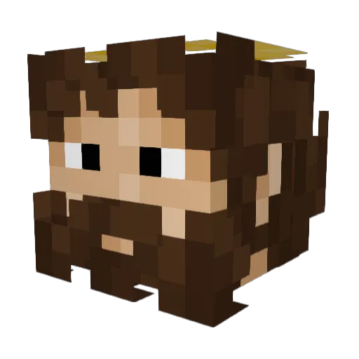 VICOZZ Minecraft avatar head, 3D render
