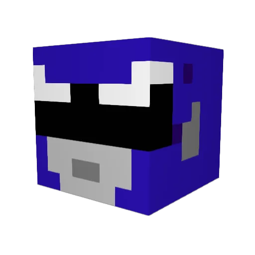 VICTIMBOLOSS Minecraft avatar head, 3D render