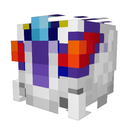 VICTORFREDIN Minecraft avatar head, 3D render