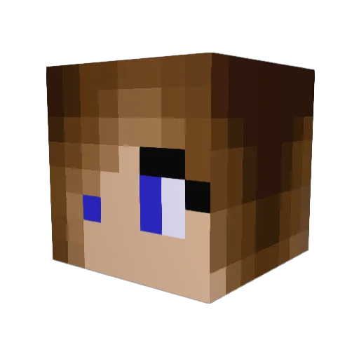 VICTTOR22 Minecraft avatar head, 3D render