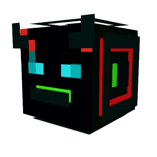 VIK_SpiderRusty Minecraft avatar head, 3D render