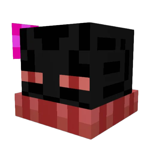 VINCENT_89 Minecraft avatar head, 3D render