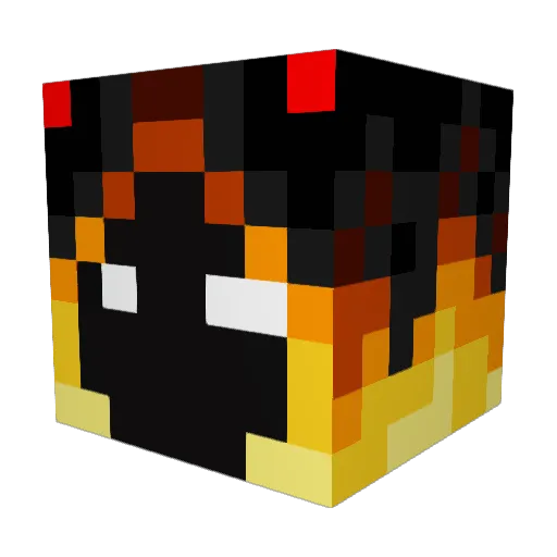 VINOveritas Minecraft avatar head, 3D render