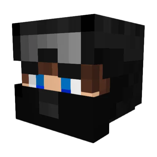 VINS_BLEIK Minecraft avatar head, 3D render