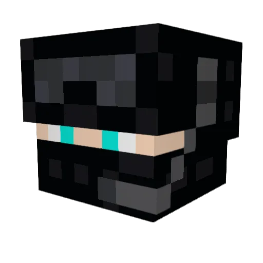 VIPER116 Minecraft avatar head, 3D render
