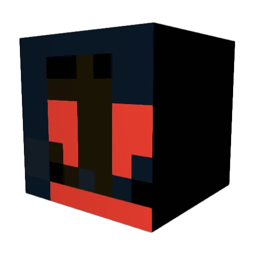 VIPER_23 Minecraft avatar head, 3D render