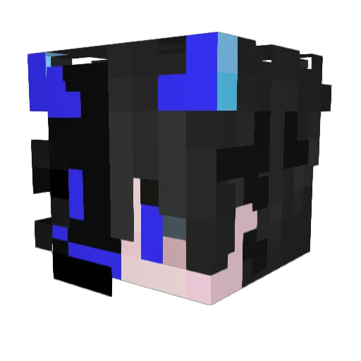 VIPRA246 Minecraft avatar head, 3D render