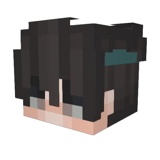 VIPakumbek Minecraft avatar head, 3D render