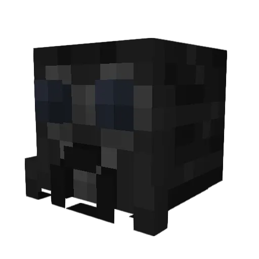 VIRUS_OVERKILL Minecraft avatar head, 3D render