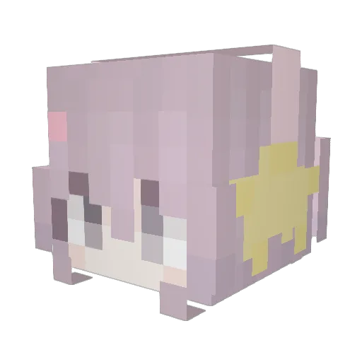 VIVAMIST Minecraft avatar head, 3D render