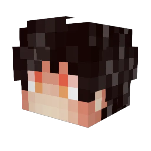 VIVID_NORTHLAND Minecraft avatar head, 3D render