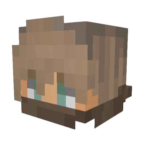 VIVIENNESOLDIER Minecraft avatar head, 3D render