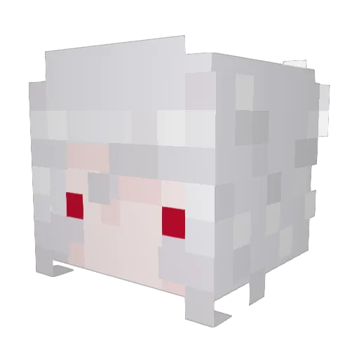 VIYRE Minecraft avatar head, 3D render