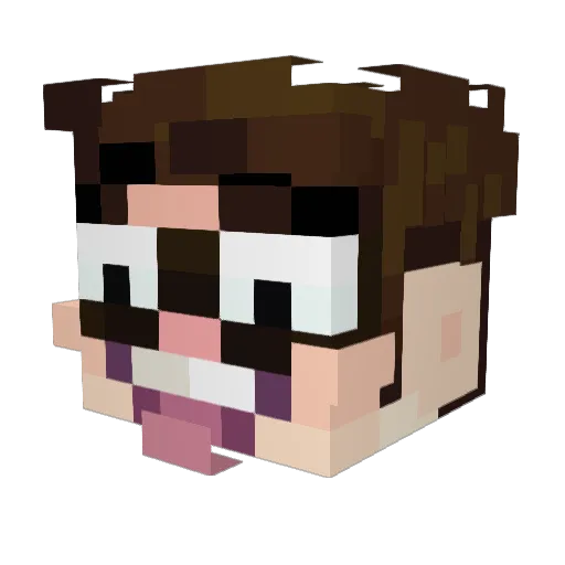 VLADIIMMIIR Minecraft avatar head, 3D render