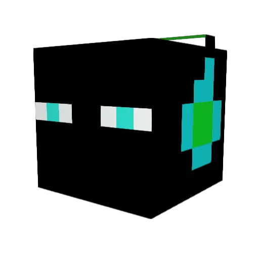 VLAIDO Minecraft avatar head, 3D render