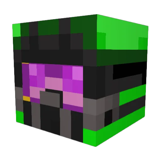 VLDuelz Minecraft avatar head, 3D render