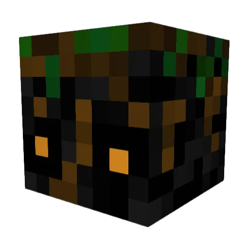 VLGB Minecraft avatar head, 3D render