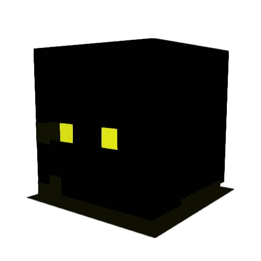 VLLAXE Minecraft avatar head, 3D render