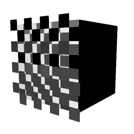 VM0 Minecraft avatar head, 3D render