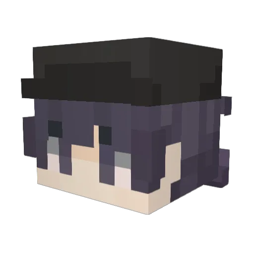 VNCionut Minecraft avatar head, 3D render