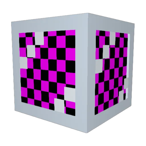 VN_Chaos Minecraft avatar head, 3D render