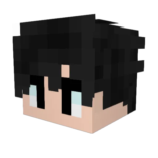 VN_Phoenix Minecraft avatar head, 3D render