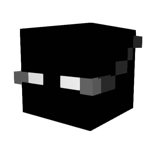 VOI5 Minecraft avatar head, 3D render