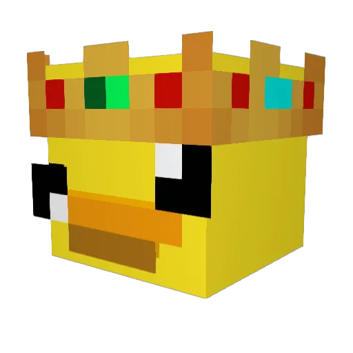 VOID3758 Minecraft avatar head, 3D render