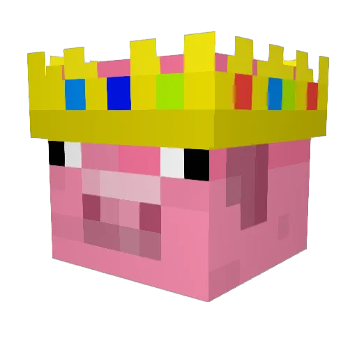 VOIDSENTINEL Minecraft avatar head, 3D render