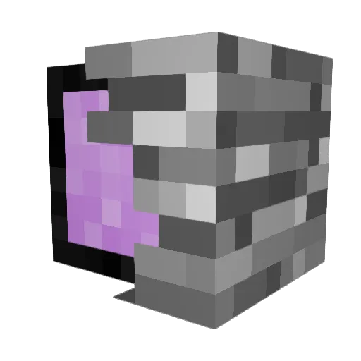VOID_SEER9999 Minecraft avatar head, 3D render