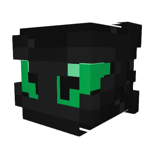 VO_Ssw1cE Minecraft avatar head, 3D render