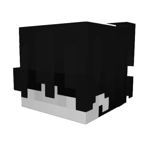 VO_bin Minecraft avatar head, 3D render