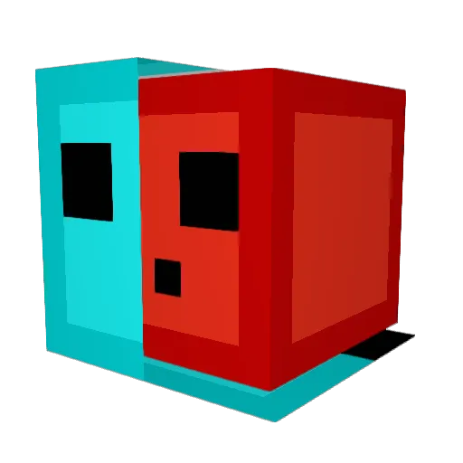 VOykad Minecraft avatar head, 3D render